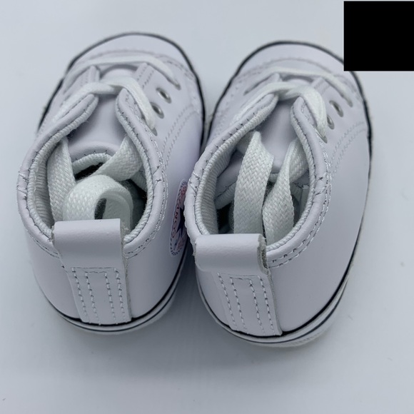 infant white leather converse